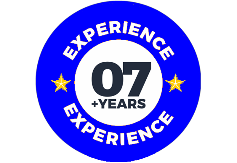 Over 7 Years of Experience